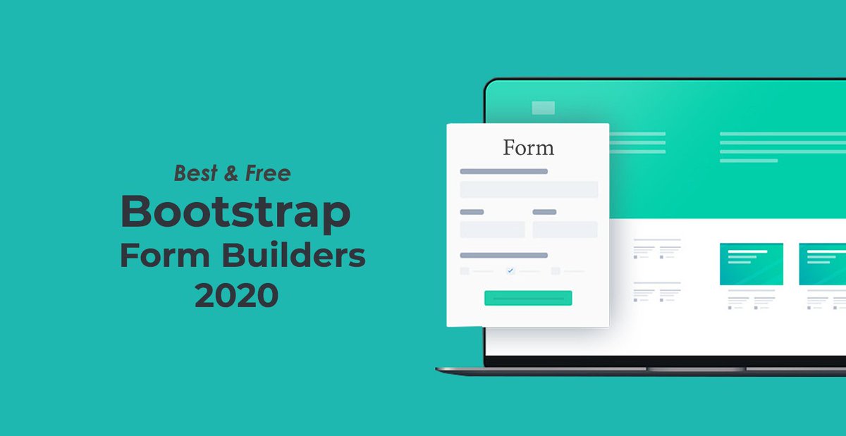 ipraxa's tweet image. Planning to build a form for your site? If you're using #bootstrap for development, use these 12 free and best #BootstrapForm builders to save your time @ bit.ly/33ArLrA
#bootstrapbuilder #BootstrapDevelopment #BootstrapDevelopers #css #webdevelopment #WebDeveloper