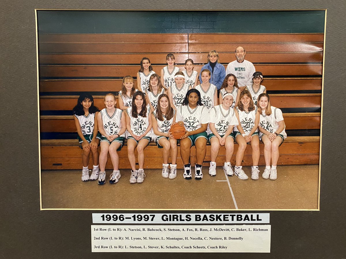 WDMS is excited to recognize our alumni through a new spotlight, “Throwback Thursday”! Please say hello to the 1996-1997 WDMS Girls Basketball Team! Go Eagles!! 🏀 🦅 ❤️