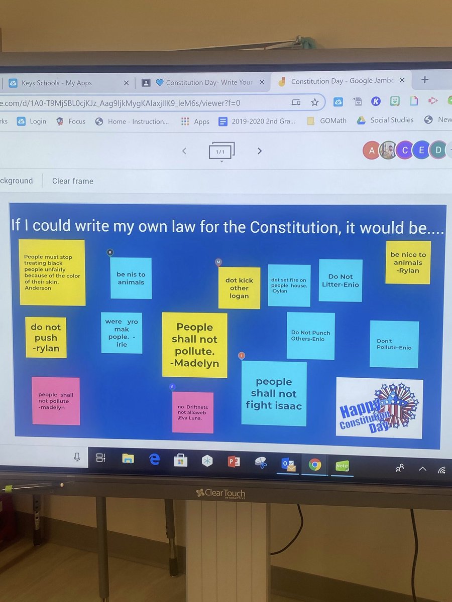KeysSocStudies's tweet photo. Monroe County School District celebrates Constitution Day! @keysschools https://t.co/LoSWhTGN1x