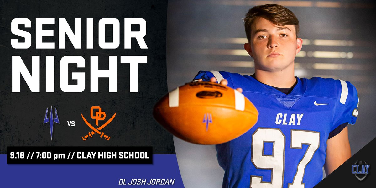 ClayHSFootball's tweet photo. Senior Night at The Backyard vs OP!! #GoBlueDevils #BeatOP https://t.co/u2unamZ9f6