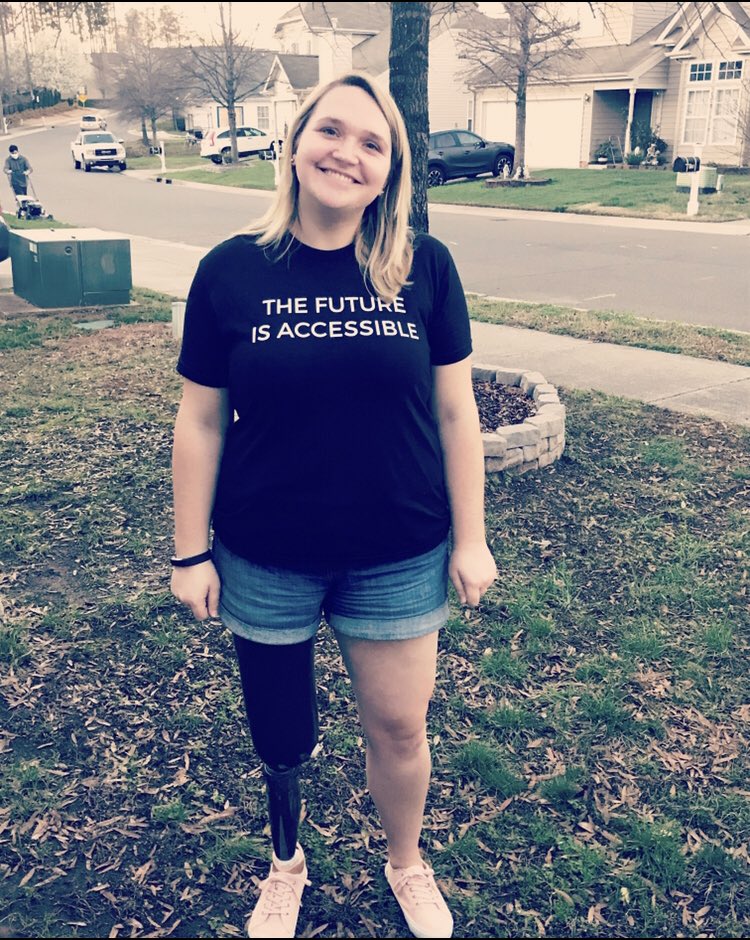 MeganMadlon's tweet photo. During my 7 years as a 3rd grade teacher, I got to integrate information about my prosthetic leg into our bones, muscles, skin unit! I loved being able to do this with all of 3rd grade as a science specialist this year! #prosthetics #science https://t.co/uwopKMU2rw
