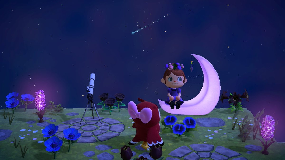 jennikreads's tweet photo. Celeste visited my star gazng area! #AnimalCrossing #ACNH https://t.co/vTdX2Gm7Ou