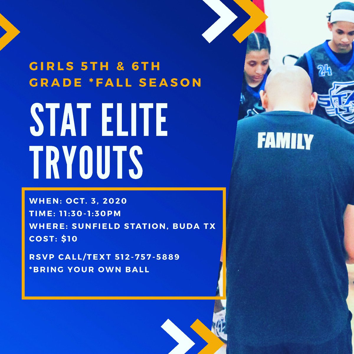 stat_elite's tweet image. Girls Fall season tryouts! 5th &amp;amp; 6th grade. See Flyer for details. Tell a friend 🏀💯 #STATPRO #STATStrong #TrustTheProcess #BasketballTrainer #MakeTheCommitment #basketball #elitebasketball #selectbasketball #basketballtraining #T4Y #Mentorship