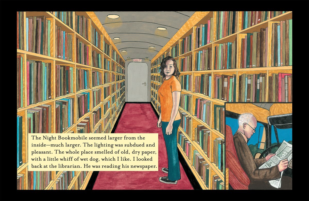 The Night Bookmobile by Audrey Niffenegger - I'm kind of underwhelmed by the execution but I really like the central concept. Otherwise, kind of meh.