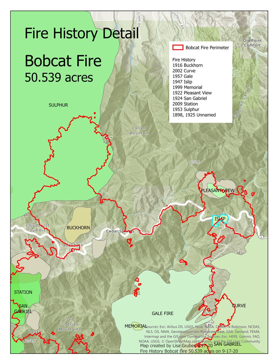 JetSetWithMe's tweet photo. #BobcatFire ... a little fire history of the northern end near Buckhorn, Islip and Pleasant View Wilderness... some areas haven't burned since the 50's or earlier.
#SoCalFires2020 #PCTfires2020 #FireHistoryMaps #SanGabrielMountains #ANF https://t.co/Q1FMUSmEBW