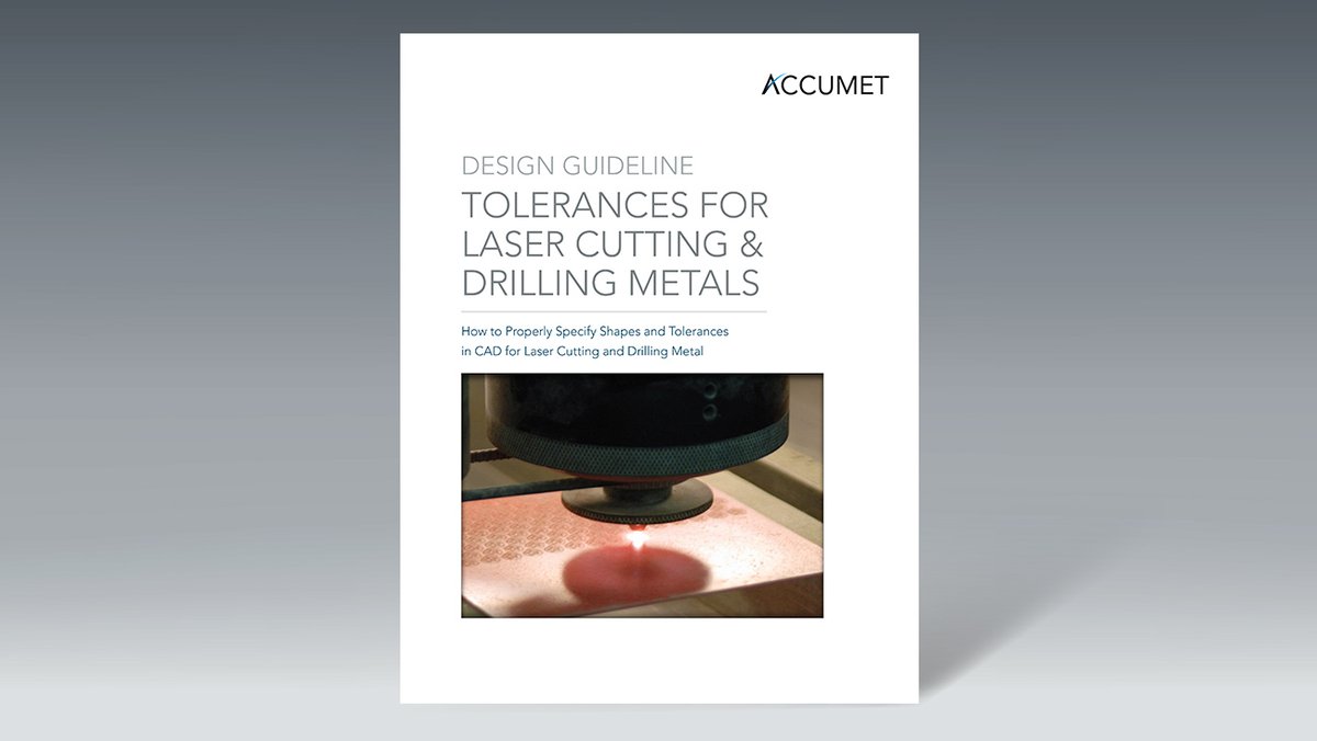 Accumet_USA's tweet image. Download our #MetalsProcessing design guideline for #LaserCutting and #LaserDrilling and get informed of the processing of a vast array of different materials. ow.ly/NCM550BfXo0