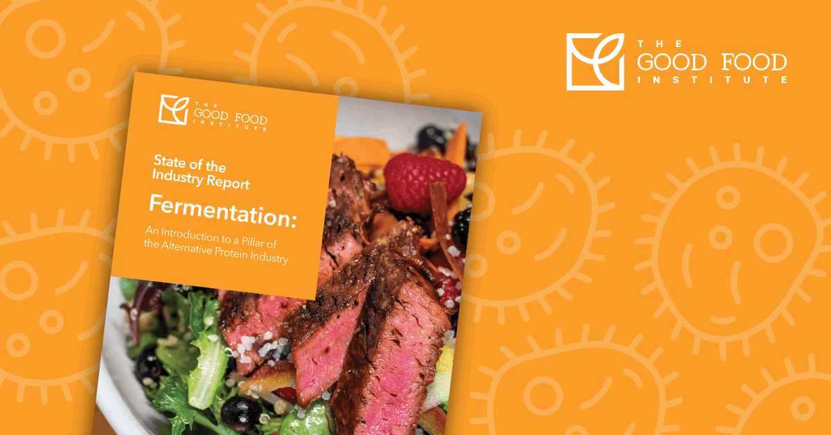 Has this thread left you hungry for more? Check out our first-ever fermentation industry report for an overview of the competitive landscape, technology value chain, ingredient innovations, end products, strategies, and  #sustainability benefits   https://bit.ly/2FCEUql  5/6