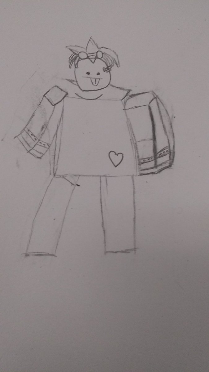 Ed_plays_roblox's tweet photo. #aac2 sorry that it isn't colored I didn't have any marker crayons or colored pencils on me at that time https://t.co/EHReBvAQ5L