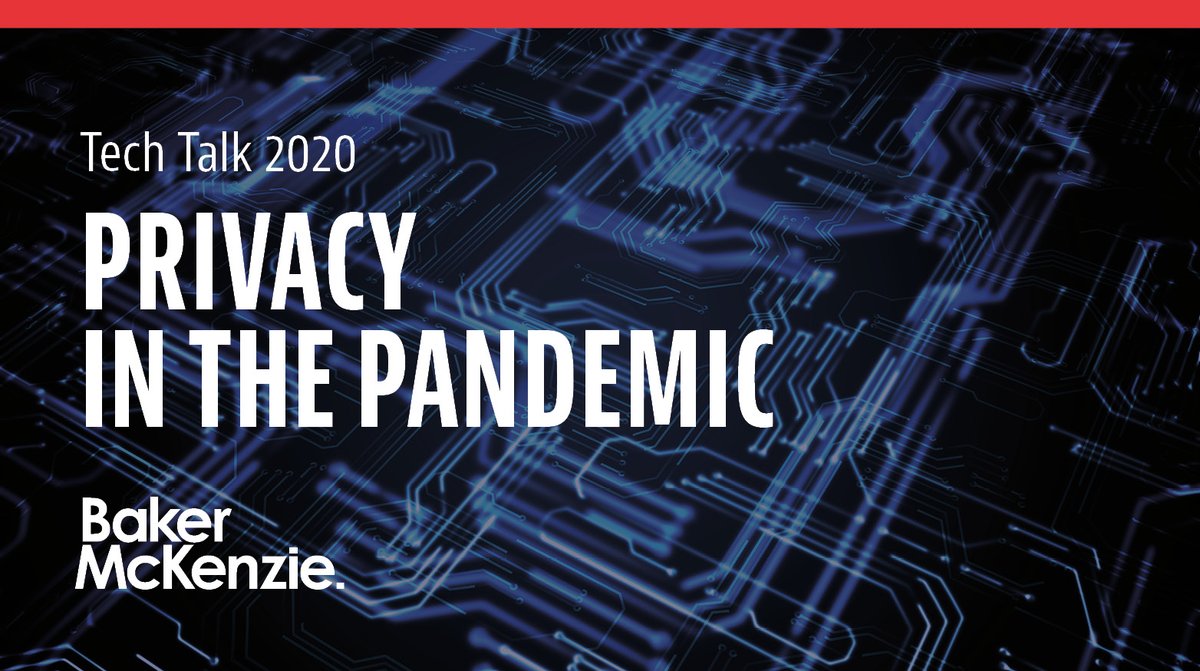 BakerMcKenzieMX's tweet photo. Nuestro socio, @CarlosVelaT será speaker el día de mañana, a las 10:30 am de la conferencia, Privacy in the Pandemic dentro del seminario #TechTalk2020. Más información aquí. https://t.co/R1ui1Krzs5 https://t.co/bvQiNoYkUr