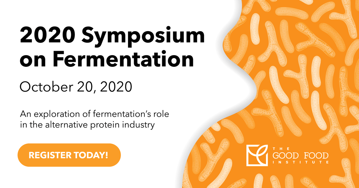 While you’re at it, sign up for our free  #FermentationSymposium on Oct. 20. Hear from industry leaders like  @QuornFoods,  @PerfectDayFoods,  @AirProtein,  @meatifoods,  @atlastfoodco, and more!  https://hopin.to/events/symposium-on-fermentation. 6/6