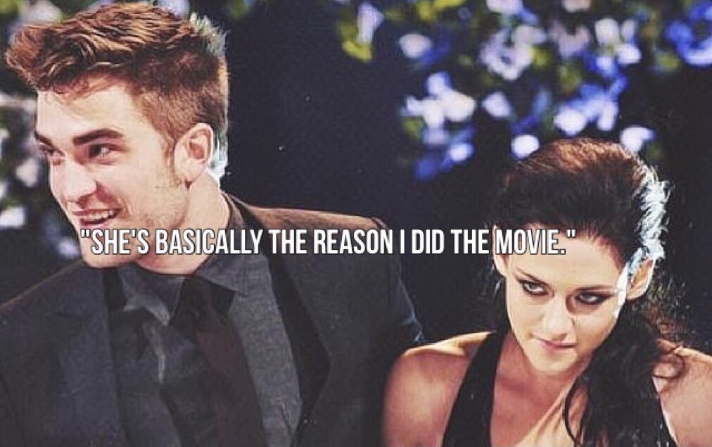  that tweet the person deleted today: (“that’s why I’m a better actor than u, Kristen.") is what people wanted Robert to say about / to Kristen versus what he actually said about her for the whole world to know, a thread of his quotes regarding her, starting now: 