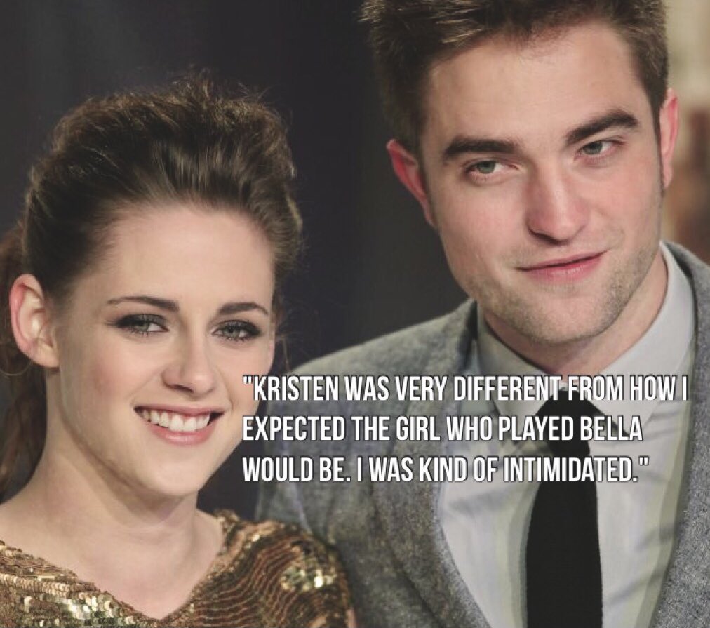  that tweet the person deleted today: (“that’s why I’m a better actor than u, Kristen.") is what people wanted Robert to say about / to Kristen versus what he actually said about her for the whole world to know, a thread of his quotes regarding her, starting now: 