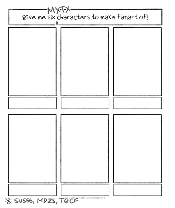 I'm not sure how but I hit 3k! Thank you thank you thank you! 
 
I don't have anything fancy planned but I figured since I should draw more MXTX characters...

Reply with your requests (svsss, mdzs, tgcf OK) and I'll pick the top 6. I'll leave this up for a day or so (◜◡◝) 