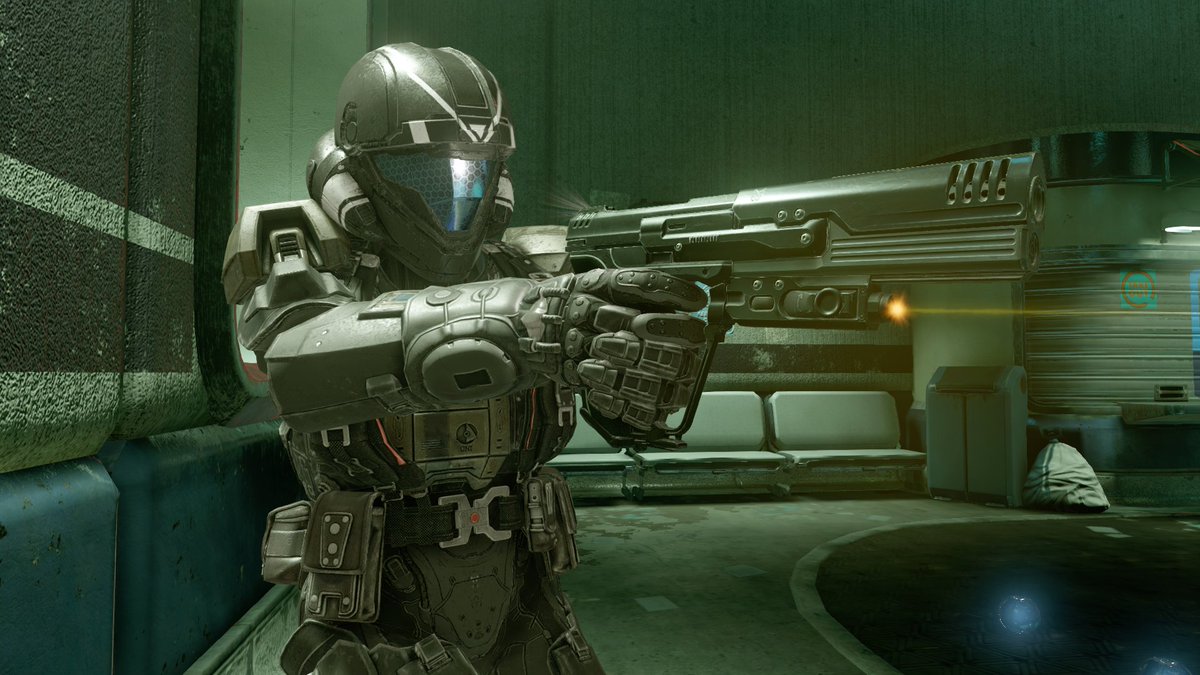 A Halo 5 Spartan in ODST Slayer. 