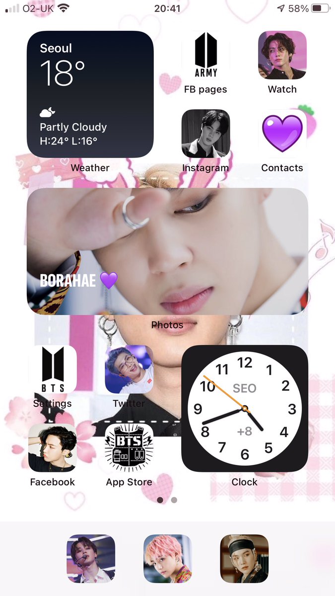 seoul_forevr's tweet photo. #ios14 got to represent the boys on my homescreen 🥰 @bts_bighit BTS 💜 #bts #ios14homescreen #Appleios14 #AppleEvent #homescreen #kpop #BTSARMY https://t.co/SBa59m9etn