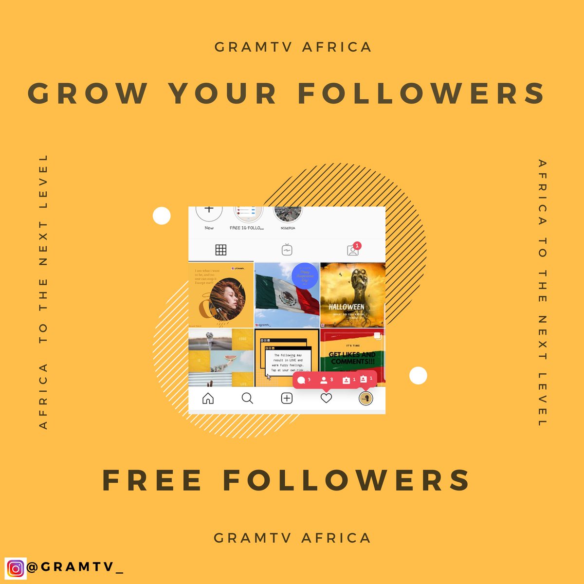 Gramtv_'s tweet image. Join us on WhatsApp by clicking on the link on bio
linktr.ee/gramtvafrica and gain more followers by following the simplest rule ever all for free... Gain Twitter followers, Tik-Tok and YouTube Subscribers as well.