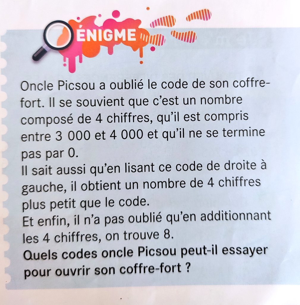 Raouuuuuu's tweet image. Le hasard est quand même incroyable 😱😁 #CapMaths #CM1 #maths #Picsou