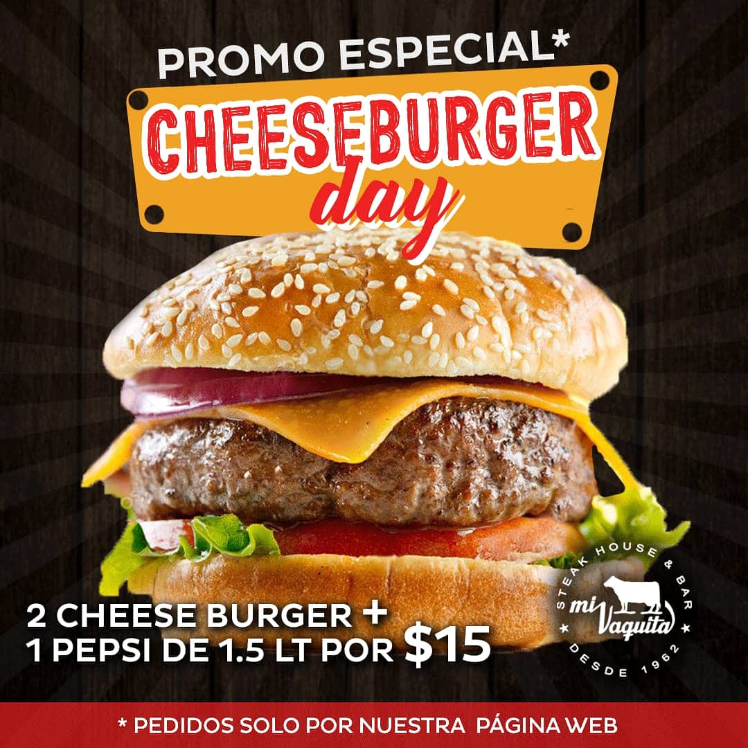 mivaquitarest's tweet photo. 💥 SORPRESA 💥

Llévate esto a casa solo si ordenas desde nuestra página web https://t.co/5O7Xbt4dTs ✅

Celebremos el #CheeseburgerDay 🍔 https://t.co/VOgtnDxqMy