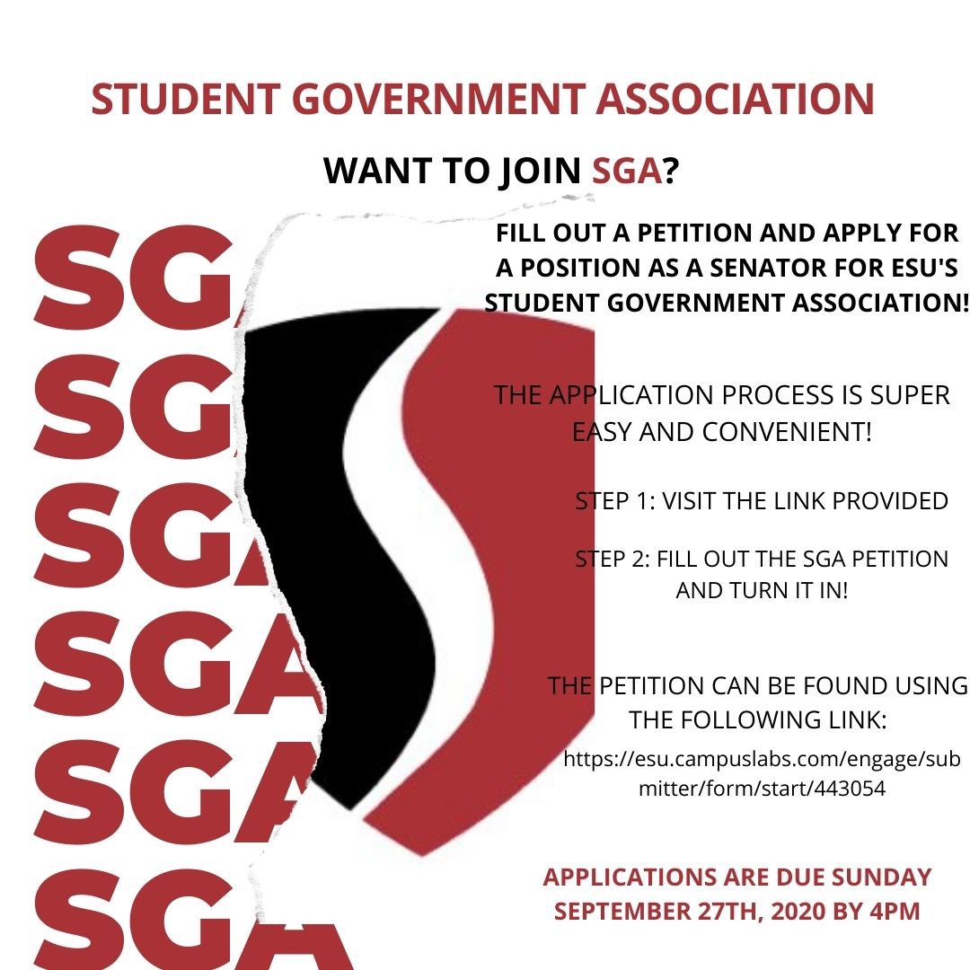 ESU Student Government Association tweet media