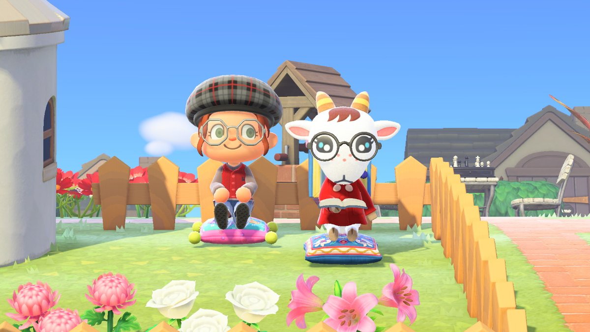 SnarkySquash's tweet photo. Chevre appreciation post! #acnhChevre #AnimalCrossing #ACNH #NintendoSwitch https://t.co/r0e587csTk