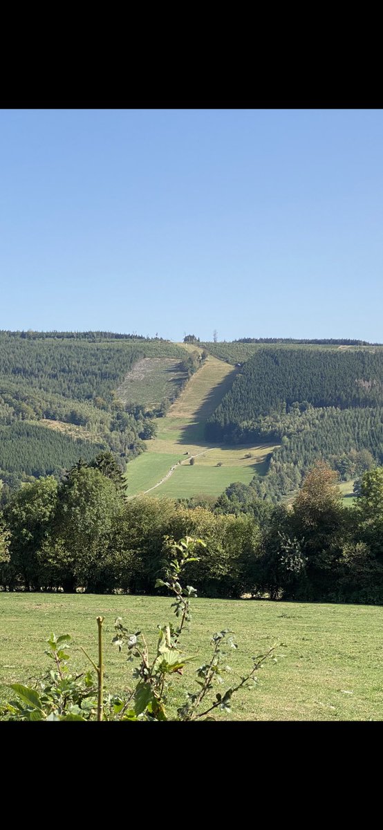 ProvoSteven's tweet image. One of the Belgiums longest skitracks... 
Impressive right?!😉
Enjoying the Indian summer in the Ardennes 🚴‍♂️😎