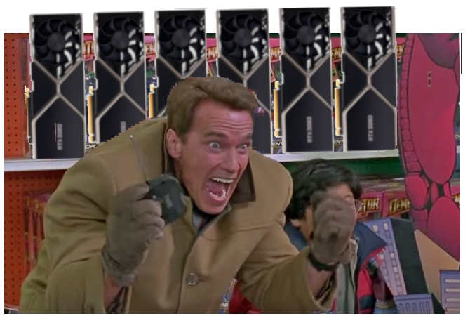 80bsaget's tweet image. I slept through the 3080 launch, these hot cakes gonna be the grind that I'm gonna need Arnold Schwarzenegger to get me for Christmas  #nvidia3080