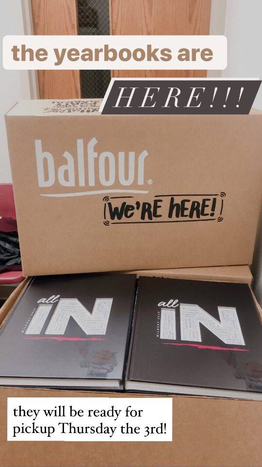 There are a limited number of 2020 Wildcat Yearbooks remaining.  Now is the time to purchase one of the extras before we are SOLD OUT.  $80 cash or check may be turned into the WHS front office or journalism classroom.