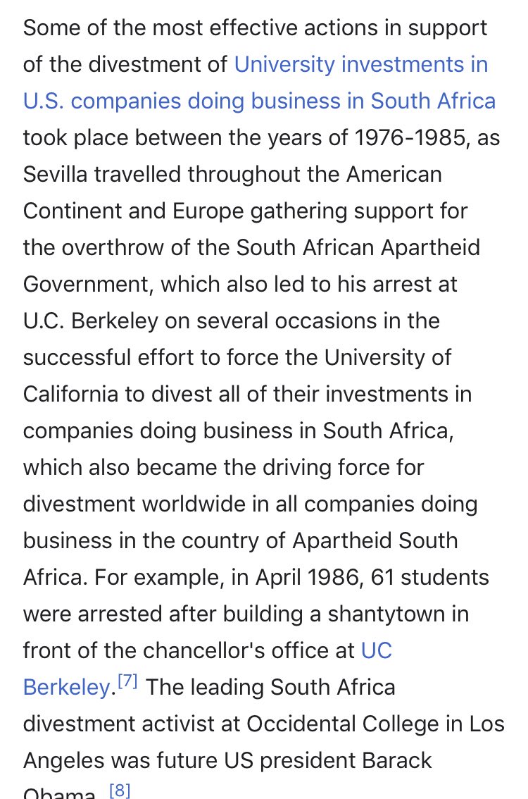 Thus, the end of apartheid came as a result of:1. The immediate resistance of the majority population & sunsets of the minority population, that began in the 50s & continued until the 90s. The most effective resistance was militant, riots, attacks, but secondarily nonviolent