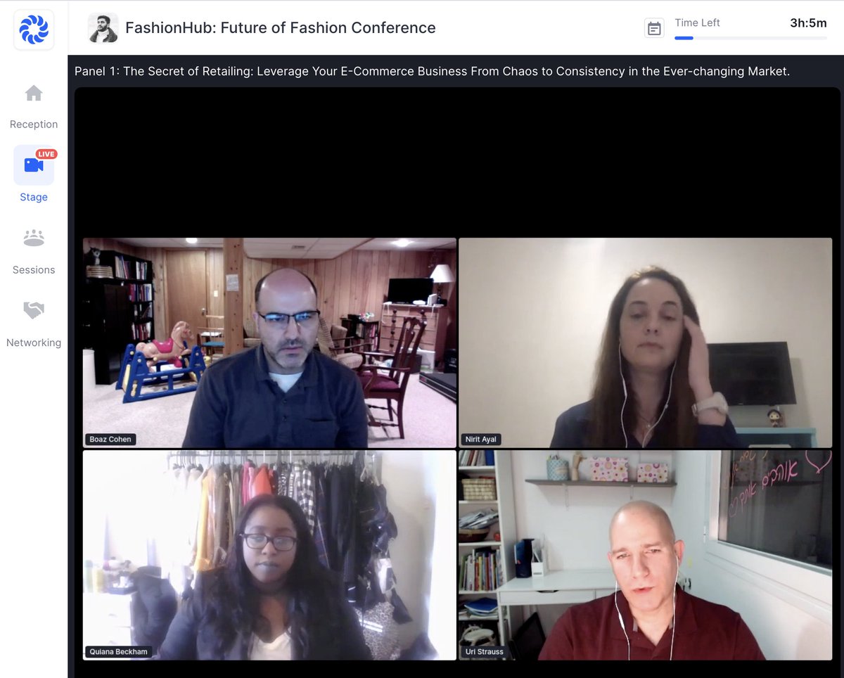 tailoruglobal's tweet photo. Listening to Boaz Cohen, Quiana Beckham, Uri Strauss,  and Nirit Ayal on the Secret of Retailing E-commerce: user experience. All I can do is nod 🙌 #fashionhub #futureoffashion #conference https://t.co/ZNSe8z5Vmx