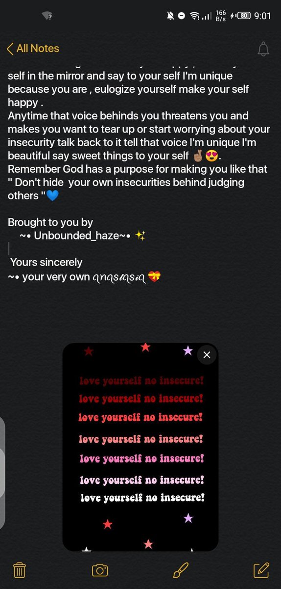 UnboundedH's tweet photo. Its another chapter of unbounded_haze today's topic is Insecurities please read like comment and repost also follow us on Instagram @unbounded_haze
"Let's remember that insecurity kills all that's beautiful"
#insecurities
#writtenthoughts
#explorepage
#unbounded_haze https://t.co/D7QXcqm9pz
