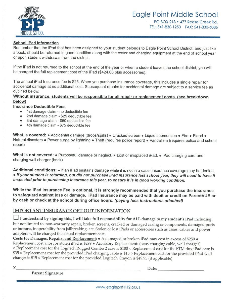 Eagle Point Middle School tweet media