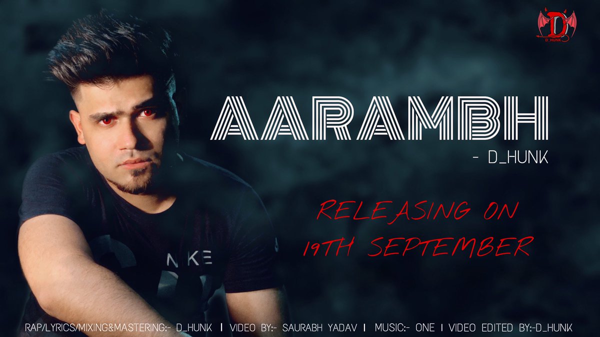 _d_hunk's tweet photo. Are you guys ready for the banger ???
.
.
.
.
.
#rap #rapper #artist #hiphop #undergroundhiphop #indianhiphop #rhythm #and #poetry #comingsoon #releasingsoon #aarambh #ep #peace #positive #blessed #d_hunk #dhunk https://t.co/G5DtMEuQuD
