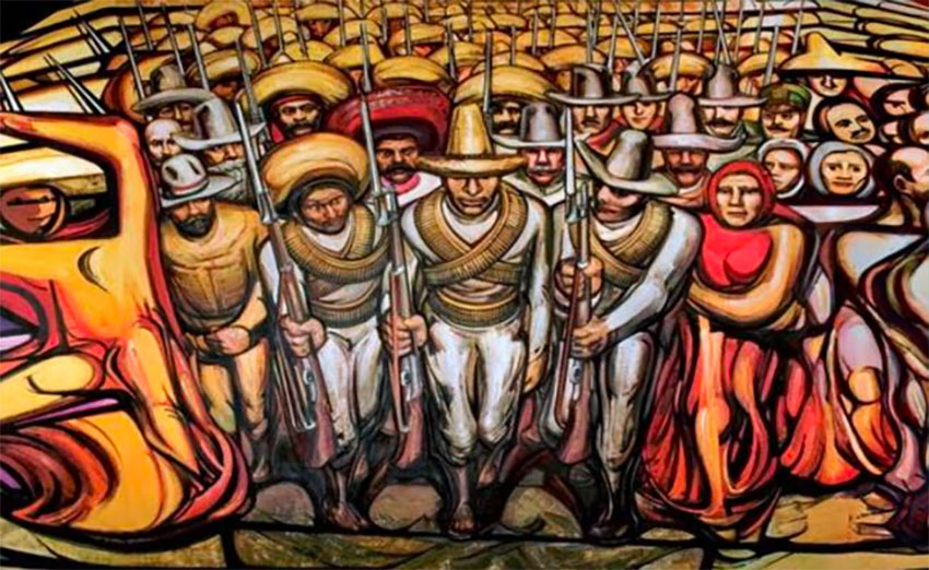 Mural of Orozco by David Alfaro Siqueiros (1896-1974, Mexico