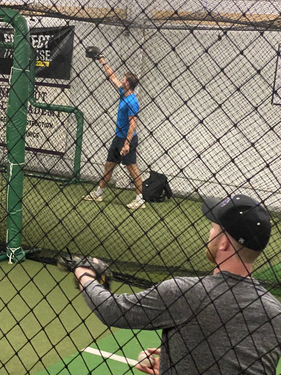 ctcapsbsbl's tweet photo. Teammates, now teachers of the game!  TCBALUMI Josh Simpson and Brandon Fox #TCBnextlevel #Tcbfamily https://t.co/4hrQfiwPji
