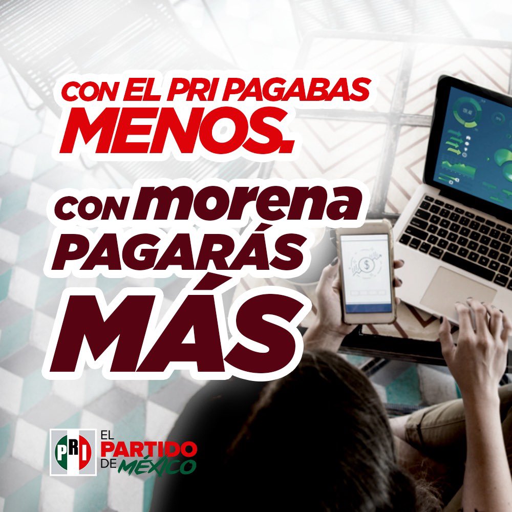 PRI_Nacional's tweet image. El PRI con la reforma de telecomunicaciones bajó los costos de internet y telefonía en beneficio de todos.

Ahora, Morena plantea incrementar el cobro de derechos anuales por el uso de la banda, lo que ocasionará un alza de precios afectando el bolsillo de los mexicanos.
