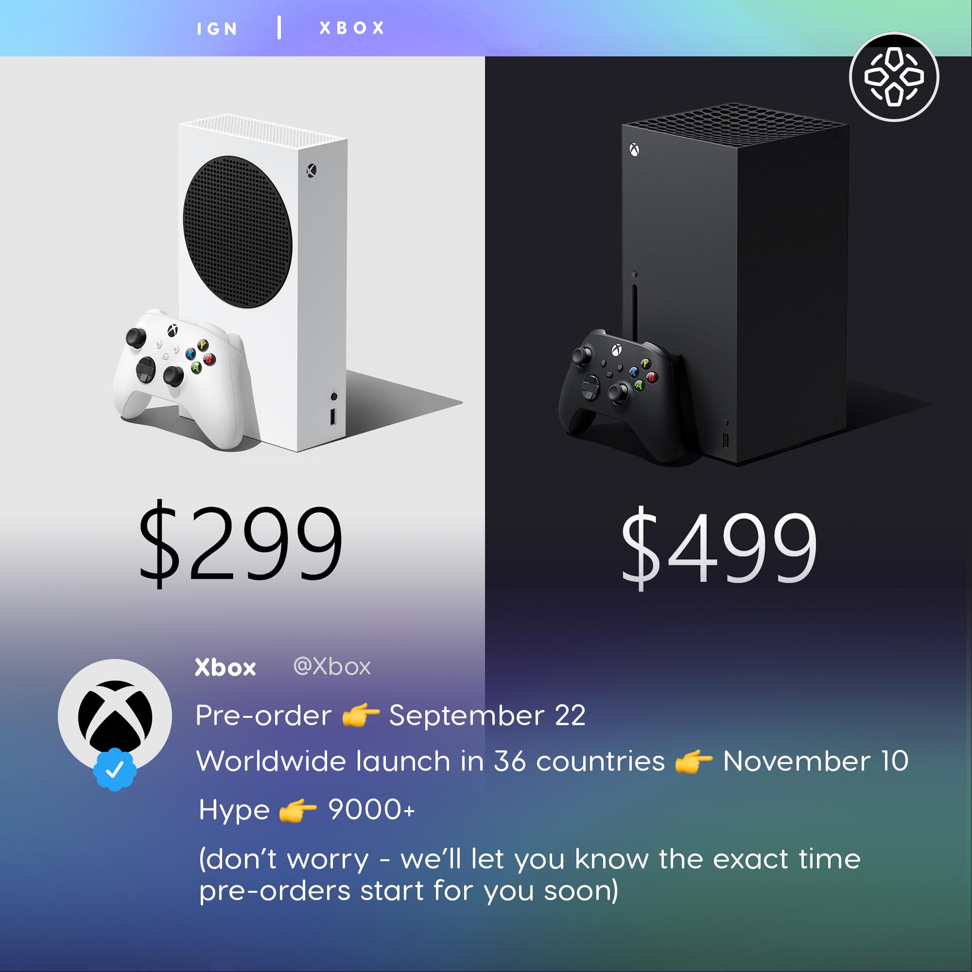 Xbox Series X is available for preorder on September 22!