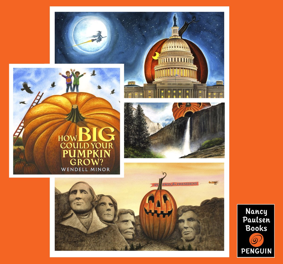 It’s #pumpkinseason again. How Big Could YOUR #Pumpkin Grow?  #nancypaulsenbooks #pumpkinregatta
#kidlit #kidlitart #childrensbooks #childrensbookart #picturebooks #illustrationforkids