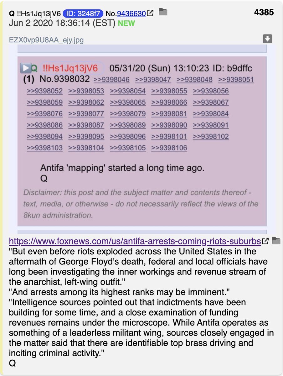 9/17/20 Q4732 Anon says >>10683737I'm not turning a blind-eye, I'm just waiting for justice to arrive! Let it be soon please!