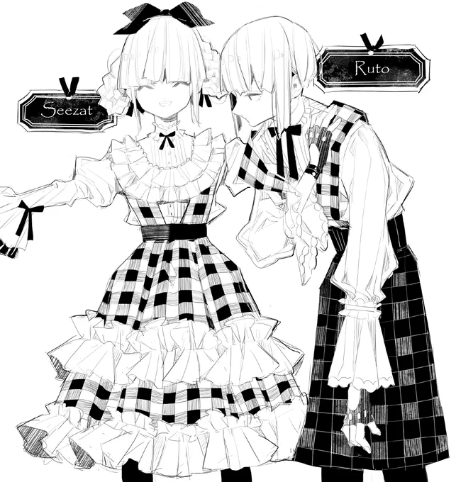 変な時間に起きたので…ラクガキ描いてた 