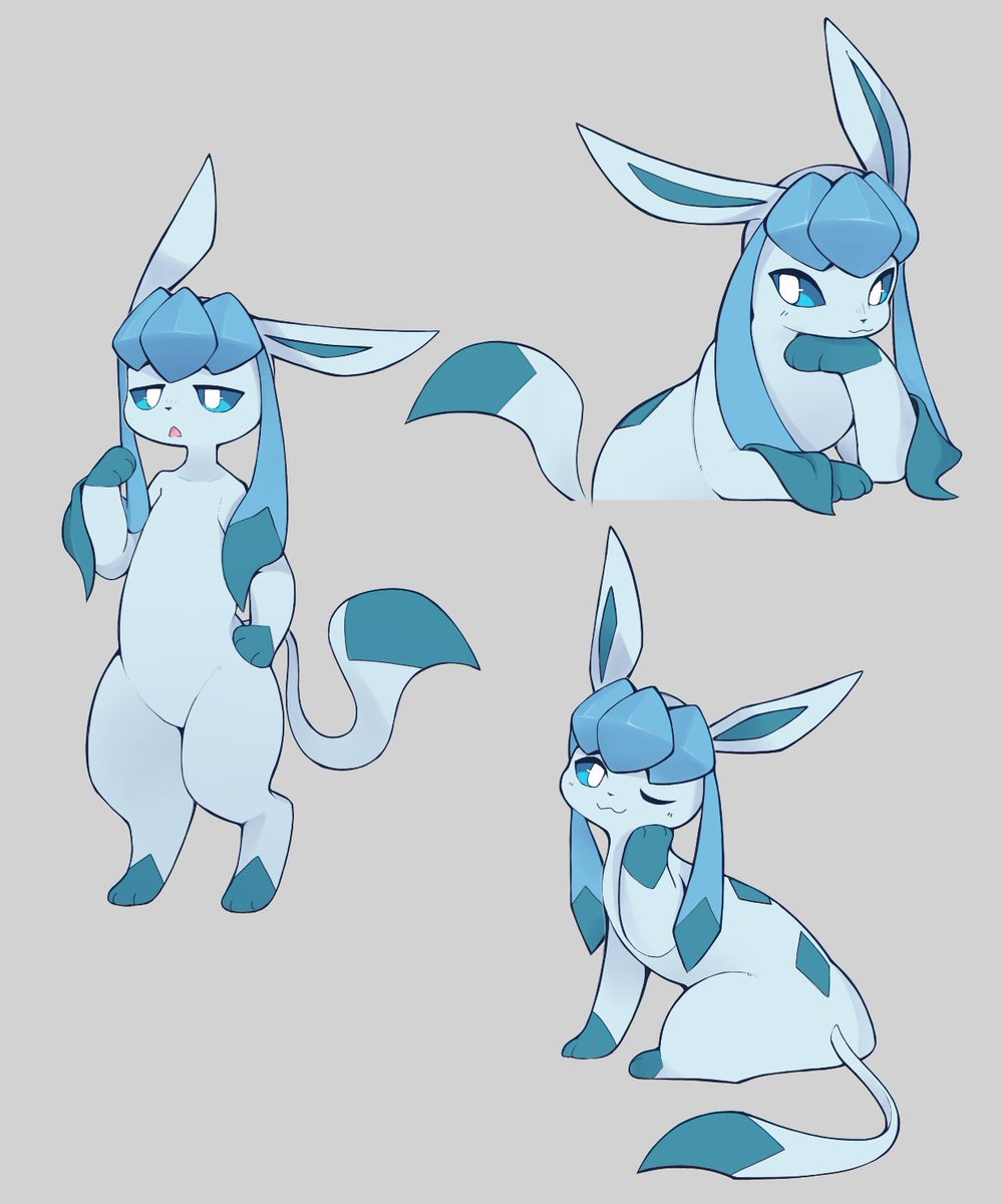 The many looks of Glaceon.