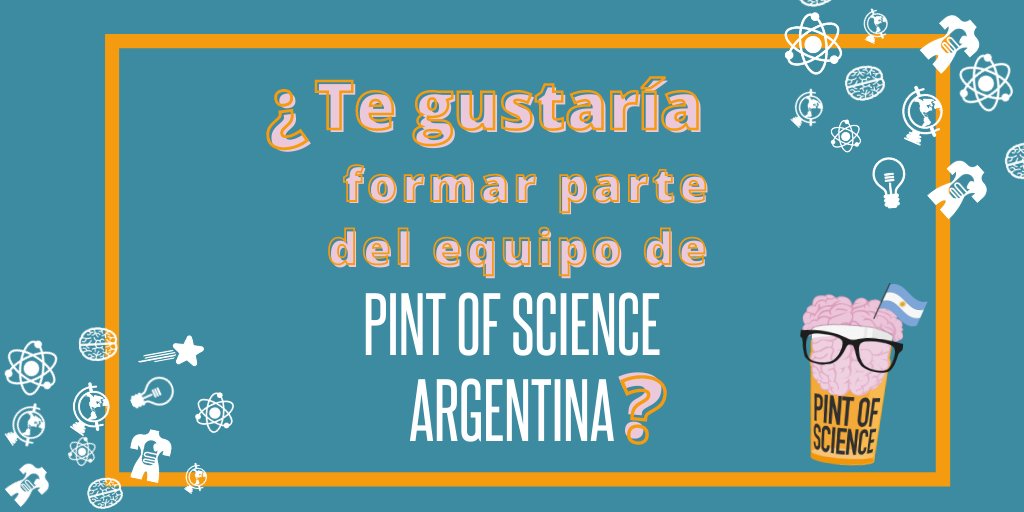 pintofscienceAR's tweet image. En mayo de 2021 @pintsworld tendrá su 2º edición en Argentina y podes ser parte!🍻🧠

Nos gustaría expandir el alcance del evento con nuevas sedes distribuidas por el país. Si te interesa, podes acceder al formulario linktr.ee/pintofsciencear 📲✅

¿Te unís a esta aventura?😃🇦🇷