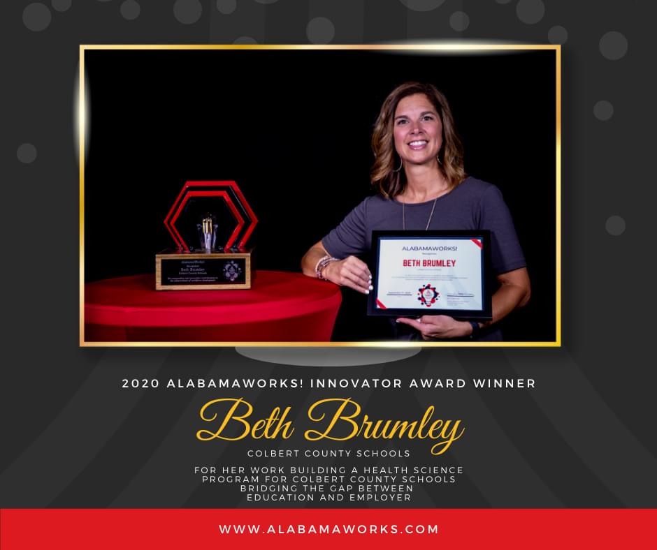 NorthALWorks's tweet photo. Congratulations to Beth Brumley of @CCSBOE who was named AlabamaWorks Innovator for Region 1 (North Alabama) during today’s statewide AlabamaWorks Virtual Conference! https://t.co/dAvSK92qV7
@ALWorksSystem @AIDT @GovernorKayIvey#NorthALworks #NorthALeducation #NAWK12 https://t.co/kmoyRPNNdo
