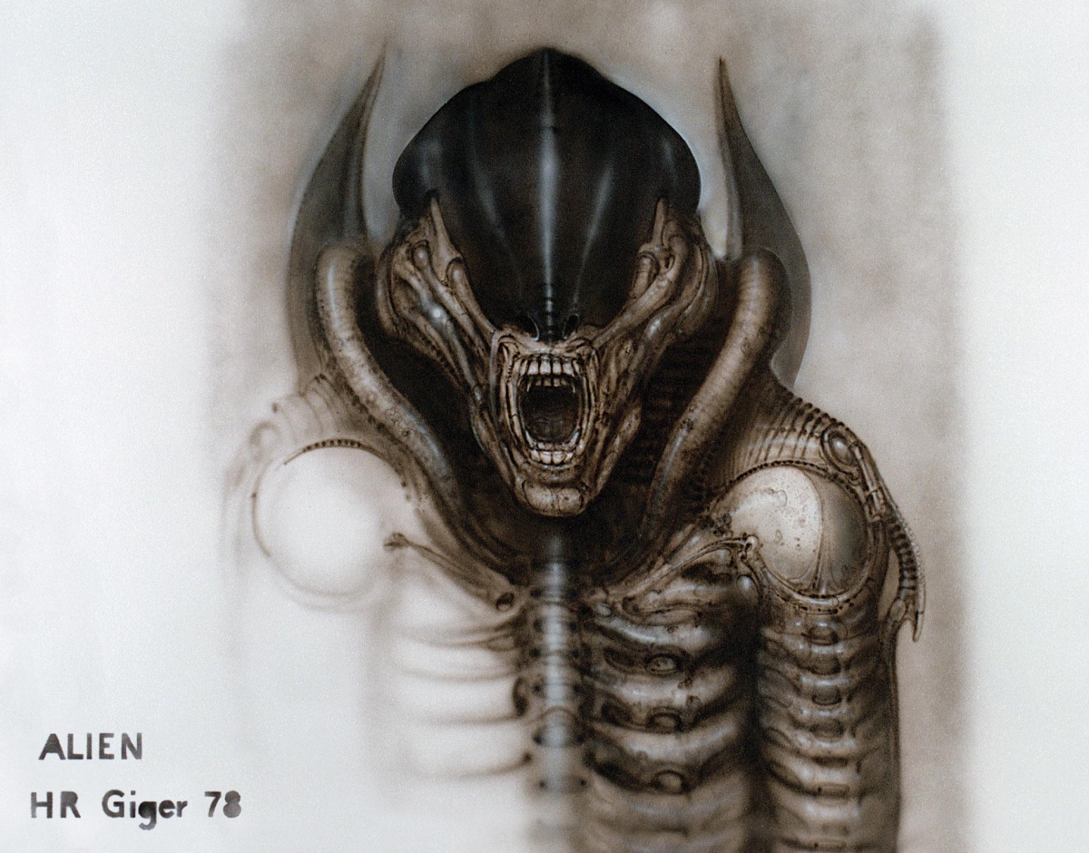 HorrorCarnival's tweet photo. H.R. Giger was a Swiss surrealist painter, sculptor, and set designer. He won an Academy Award for Best Achievement for Visual Effects for his design work on the 1979 Ridley Scott film, Alien. https://t.co/mlzl4cu6VH
