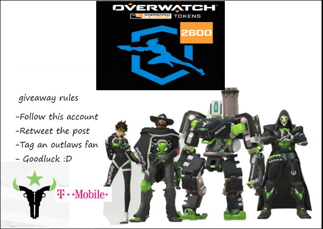Overwatch league token Giveaway 💚💚✨✨🏳️‍🌈

How to enter?

- Follow!
- Retweet!
- Like the post!