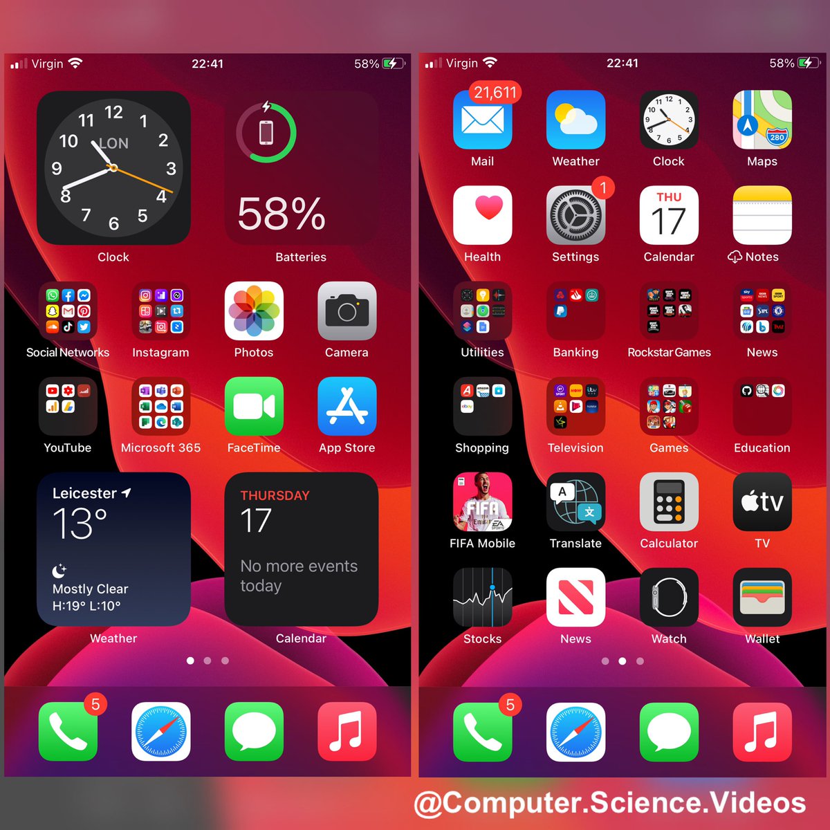 ComputerVideos's tweet image. #IOS14 is here! A brand new beautiful #GraphicalUserInterface - #ComputerScienceVideos #AppleIos14 #iOS14Update #MyHomeScreen #AppsAndWidgets #Apple2020 #TheFutureOfMobileTechnology #TechNewsWithCSV #TechnicalSupport #ITTechnicianLife #WeLoveIOS14 #UpdateYouriPhone #GUI2020
