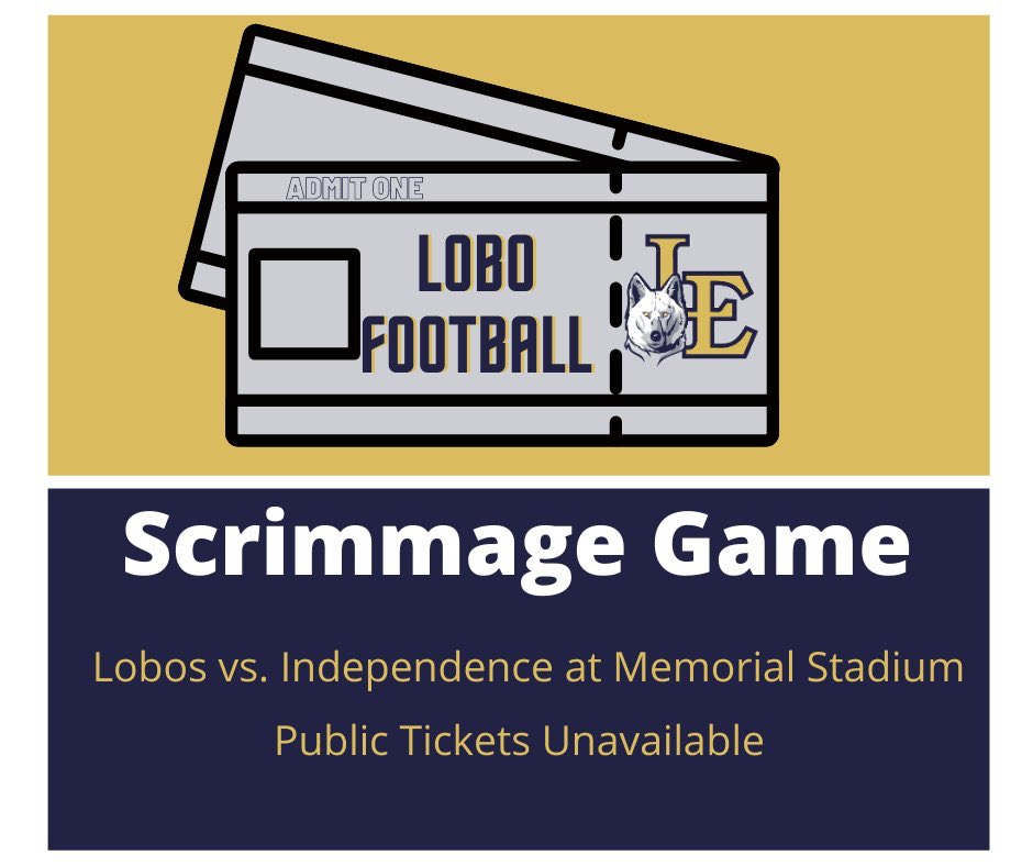 LEISD Athletics (@leisdathletics) on Twitter photo 🏈GOOD LUCK🏈<a href="/LELobosFootball/">The Elm Football</a> in scrimmages today at Frisco Memorial Stadium vs Independence FR/JV 5:30, VAR 7pm! <a href="/LELobosFootball/">The Elm Football</a> <a href="/leisd/">Little Elm ISD</a> <a href="/LittleElmHS/">Little Elm HS</a> 🏈GOOD LUCK🏈<a href="/LELobosFootball/">The Elm Football</a> in scrimmages today at Frisco Memorial Stadium vs Independence FR/JV 5:30, VAR 7pm! <a href="/LELobosFootball/">The Elm Football</a> <a href="/leisd/">Little Elm ISD</a> <a href="/LittleElmHS/">Little Elm HS</a>