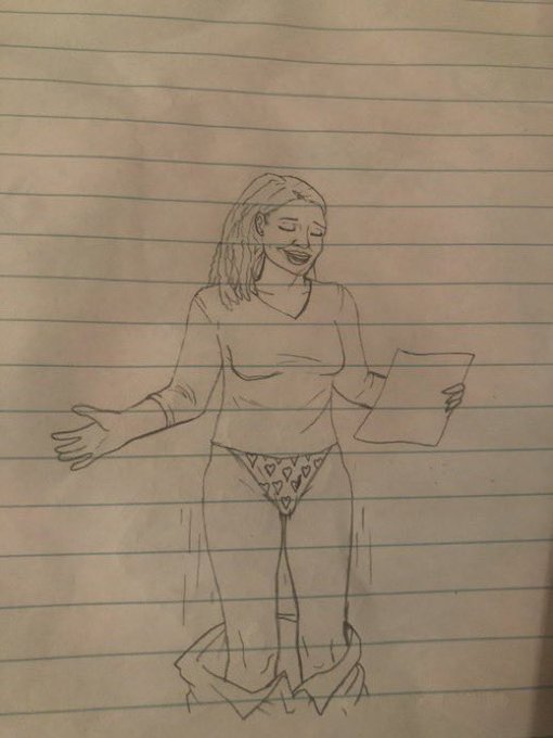 An anonymous submission of me with my pants down 😆 Send me your drawings these are so fun! https://t<a href="/tag/mvsales"class="tags"><span>#mvsales</span></a>