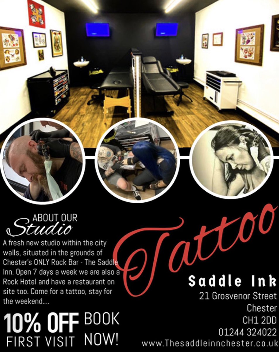 Space available next week..... @saddle_the @SkintChester @ShitChester @UoCEvents_Mgt @Berni13 @WeLoveChester  @Rach_A_Rama @WeAreChester  @chestertweetsuk  @CH1Chester @starpubsandbars #chester  #chestercity @CH1independents @carlh1610 #tattoo