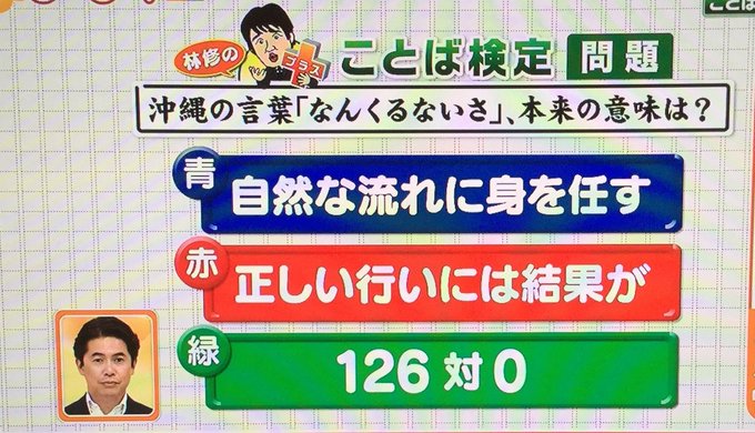33対4 林修 テレ朝 林修先生のことば検定でなんj民アピール 33対4 な阪関無 まとめダネ