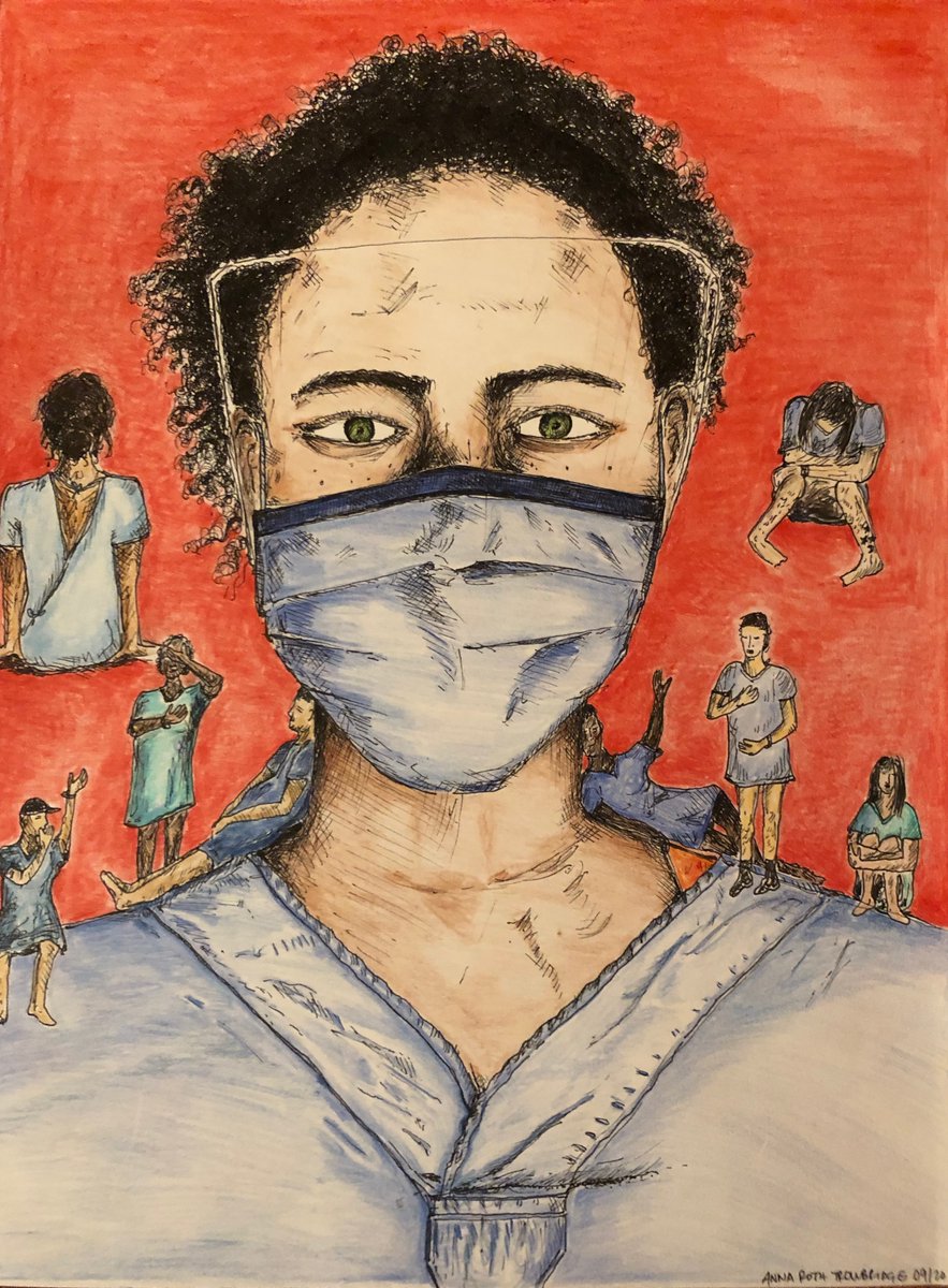 Canadian Journal of Emergency Nursing (@journalnursing) on Twitter photo We are proud to showcase the art of Emergency Nurse and artist Anna Roth Trowbridge in the Fall 2020 Edition of the Canadian Journal of Emergency Nursing. <a href="/NENACanada/">NENA Canada</a> members will see her work in print this fall. Everyone else gets to enjoy it online free and open-access. We are proud to showcase the art of Emergency Nurse and artist Anna Roth Trowbridge in the Fall 2020 Edition of the Canadian Journal of Emergency Nursing. <a href="/NENACanada/">NENA Canada</a> members will see her work in print this fall. Everyone else gets to enjoy it online free and open-access.